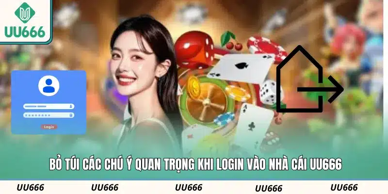 Bỏ túi các chú ý quan trọng khi login vào nhà cái UU666