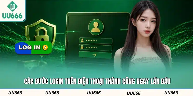 Các bước login trên điện thoại thành công ngay lần đầu