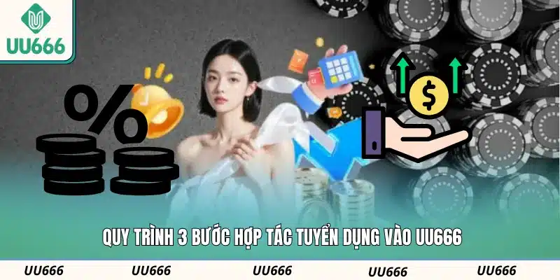 Quy trình 3 bước hợp tác tuyển dụng vào UU666