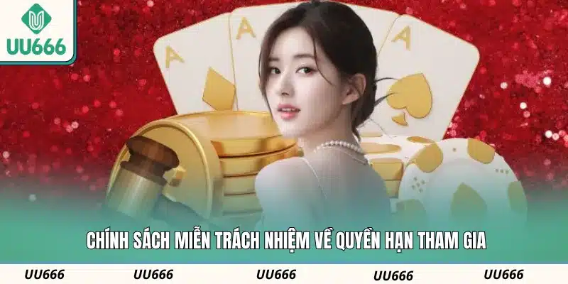 Chính sách miễn trách nhiệm về quyền hạn tham gia